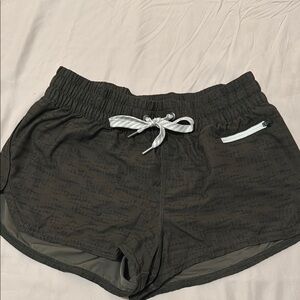 Vuori Olive Green Athletic Shorts